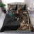 Samoa and New Zealand Together Bedding Set Siapo Motif and Maori Paua Shell Pattern