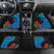 Fiji and New Zealand Together Car Mats Tapa Maori Tattoo mix Tagimoucia and Pohutukawa