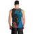 Fiji and New Zealand Together Men Tank Top Tapa Maori Tattoo mix Tagimoucia and Pohutukawa