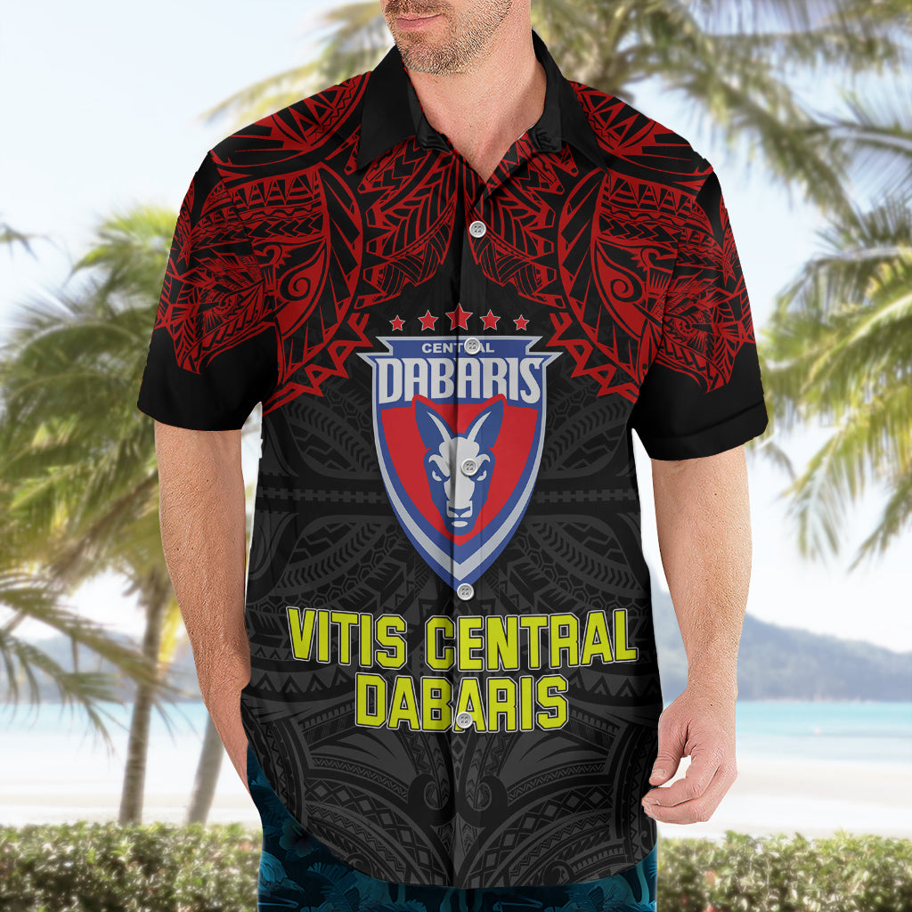 Vitis Central Dabaris Rugby Hawaiian Shirt Papua New Guinea Polynesian Tattoo LT03 - Polynesian Pride