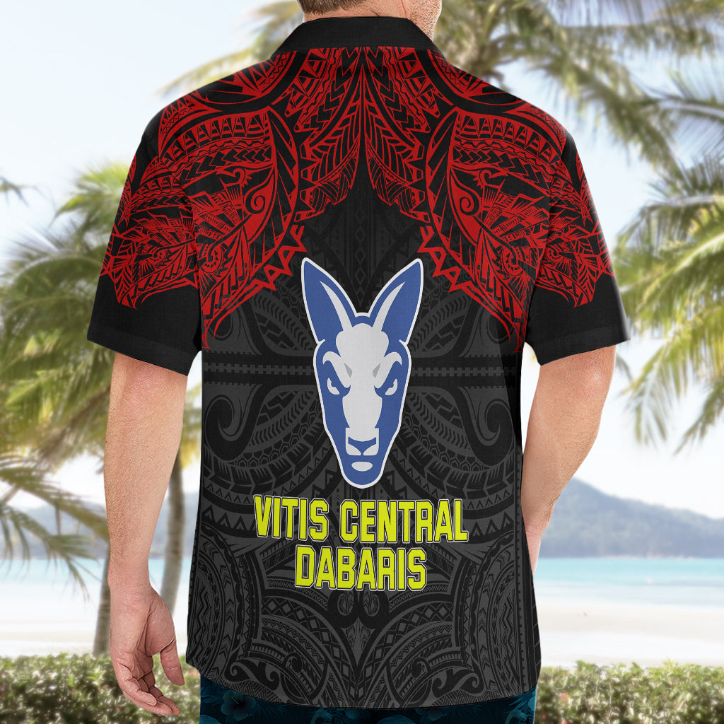 Vitis Central Dabaris Rugby Hawaiian Shirt Papua New Guinea Polynesian Tattoo LT03 - Polynesian Pride