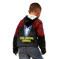 Vitis Central Dabaris Rugby Kid Hoodie Papua New Guinea Polynesian Tattoo LT03 - Polynesian Pride