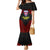 Vitis Central Dabaris Rugby Mermaid Dress Papua New Guinea Polynesian Tattoo LT03 Women Red - Polynesian Pride