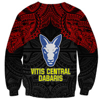 Vitis Central Dabaris Rugby Sweatshirt Papua New Guinea Polynesian Tattoo LT03 - Polynesian Pride