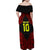 Custom Vitis Central Dabaris Rugby Family Matching Off Shoulder Maxi Dress and Hawaiian Shirt Papua New Guinea Polynesian Tattoo LT03 - Polynesian Pride