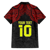Custom Vitis Central Dabaris Rugby Family Matching Tank Maxi Dress and Hawaiian Shirt Papua New Guinea Polynesian Tattoo LT03 - Polynesian Pride