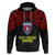 Custom Vitis Central Dabaris Rugby Hoodie Papua New Guinea Polynesian Tattoo LT03 Pullover Hoodie Red - Polynesian Pride