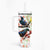 New Zealand Pohutukawa Tui Bird Tumbler With Handle Kowhai Version