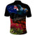 New Zealand ANZAC Day Polo Shirt Pohutukawa Flower and Tui Bird LT03 - Polynesian Pride