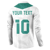 Custom New Zealand Football Button Sweatshirt Go All Silver Ferns - Towards World Cup 2026