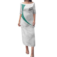 Custom New Zealand Football Family Matching Puletasi and Hawaiian Shirt Go All Silver Ferns - Towards World Cup 2026