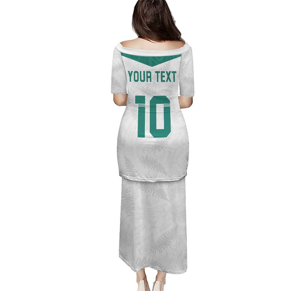 Custom New Zealand Football Puletasi Go All Silver Ferns - Towards World Cup 2026