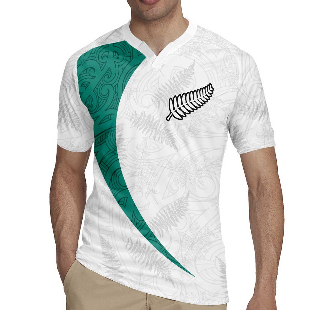 Custom New Zealand Football Rugby Jersey Go All Silver Ferns - Towards World Cup 2026 LT03 - Polynesian Pride