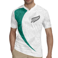 Custom New Zealand Football Rugby Jersey Go All Silver Ferns - Towards World Cup 2026 LT03 - Polynesian Pride