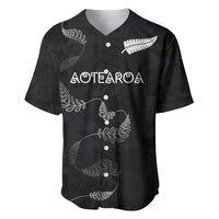 Custom New Zealand Rugby Baseball Jersey All Silver Ferns Blacks