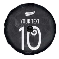 Custom New Zealand Rugby Spare Tire Cover All Silver Ferns Blacks