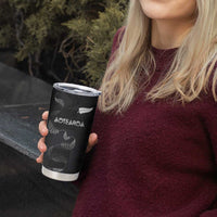 Custom New Zealand Rugby Tumbler Cup All Silver Ferns Blacks