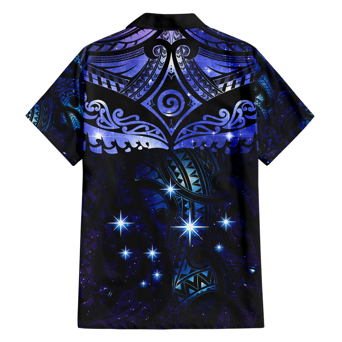 New Zealand Matariki Family Matching Long Sleeve Bodycon Dress and Hawaiian Shirt Maori Pattern and Matariki Sky Night LT03 - Polynesian Pride