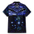 New Zealand Matariki Family Matching Mermaid Dress and Hawaiian Shirt Maori Pattern and Matariki Sky Night