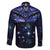 New Zealand Matariki Family Matching Mermaid Dress and Hawaiian Shirt Maori Pattern and Matariki Sky Night