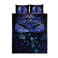 New Zealand Matariki Quilt Bed Set Maori Pattern and Matariki Sky Night LT03 - Polynesian Pride