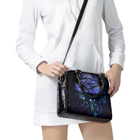 New Zealand Matariki Shoulder Handbag Maori Pattern and Matariki Sky Night LT03 - Polynesian Pride
