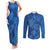 Hawaiian Turtles and Polynesian Art Tattoo Couples Matching Tank Maxi Dress and Long Sleeve Button Shirt Ocean Abyss