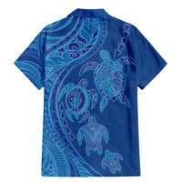 Hawaiian Turtles and Polynesian Art Tattoo Family Matching Mermaid Dress and Hawaiian Shirt Ocean Abyss