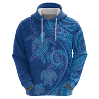 Hawaiian Turtles and Polynesian Art Tattoo Hoodie Ocean Abyss