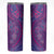 Hawaiian Turtles and Polynesian Art Tattoo Skinny Tumbler Dusky Violet