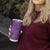 Hawaiian Turtles and Polynesian Art Tattoo Tumbler Cup Dusky Violet