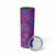 Hawaiian Turtles and Polynesian Art Tattoo Skinny Tumbler Cerise