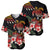 Hawaiian Hibiscus Turtle and Tropical Flower Baseball Jersey Dynamic Vibe