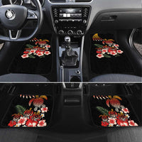 Hawaiian Hibiscus Turtle and Tropical Flower Car Mats Dynamic Vibe