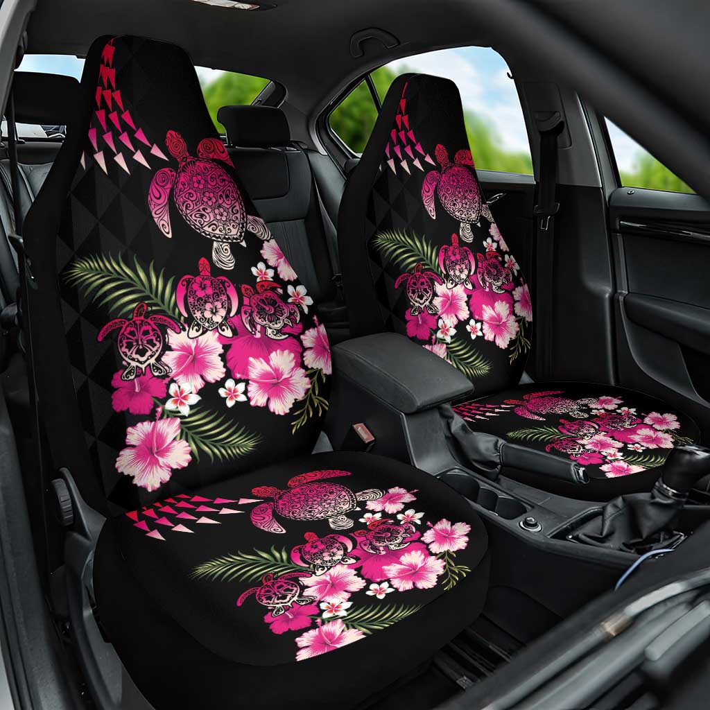 Hawaiian Hibiscus Turtle and Tropical Flower Car Seat Cover Sweet Vibe