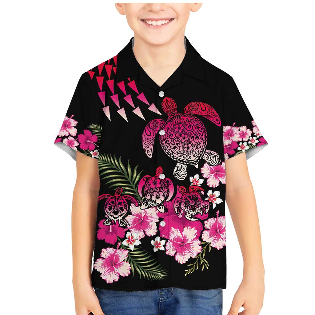 Hawaiian Hibiscus Turtle and Tropical Flower Family Matching Mermaid Dress and Hawaiian Shirt Sweet Vibe