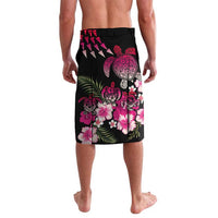 Hawaiian Hibiscus Turtle and Tropical Flower Lavalava Sweet Vibe