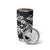 Hawaiian-Polynesian Art Tattoo Tumbler Cup Hibiscus and Plumeria Grayscale