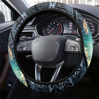 Samoan Siapo Motif and Siva Afi Dance Steering Wheel Cover