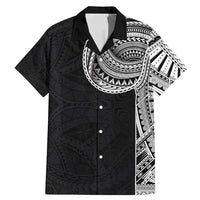 Samoan Art Tattoo Polynesian Pattern Family Matching Mermaid Dress and Hawaiian Shirt