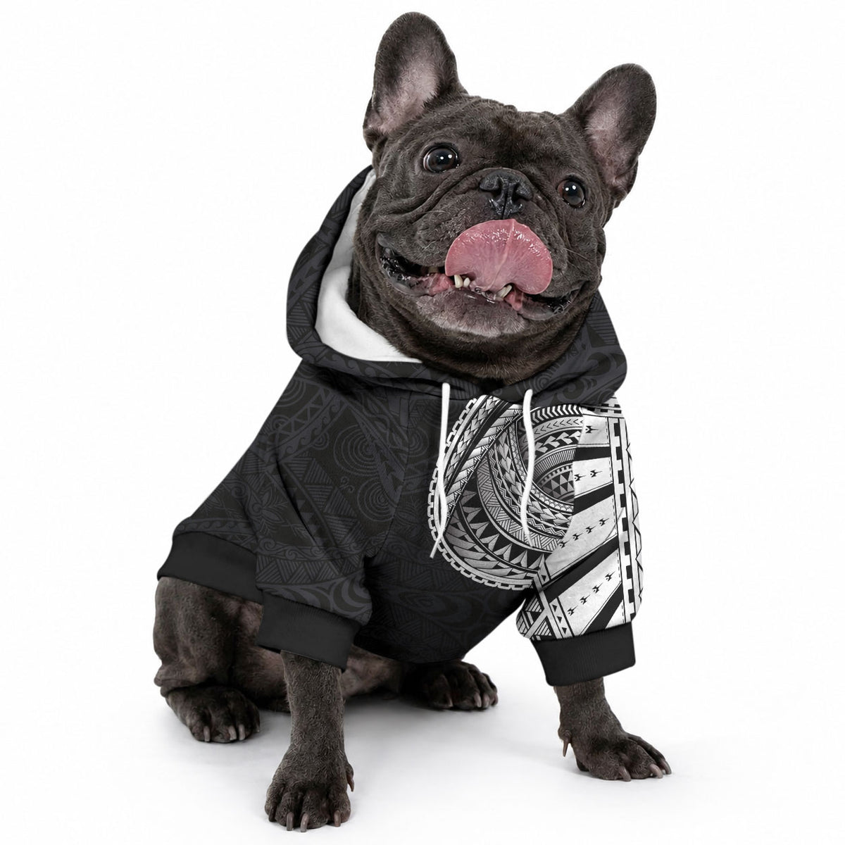 Samoan Art Tattoo Polynesian Pattern Pet Hoodie