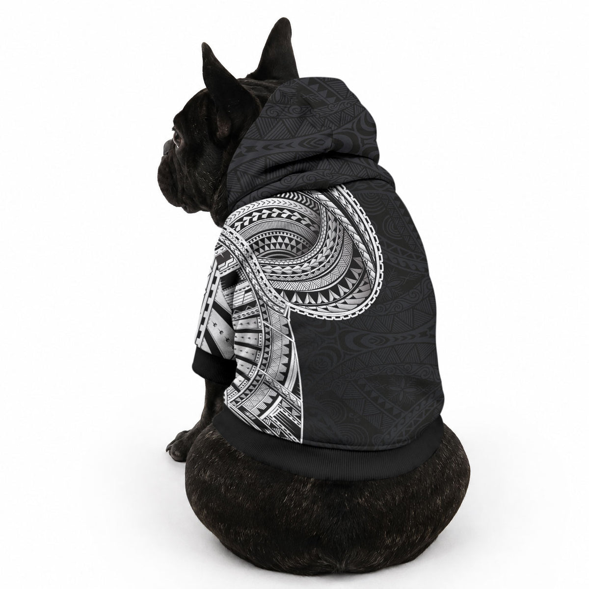 Samoan Art Tattoo Polynesian Pattern Pet Hoodie