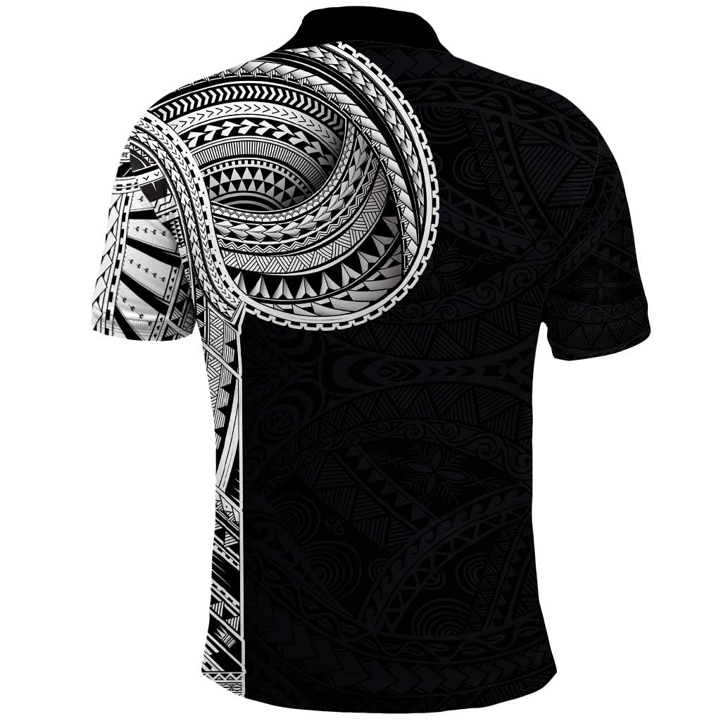 Samoan Art Tattoo Polynesian Pattern Polo Shirt