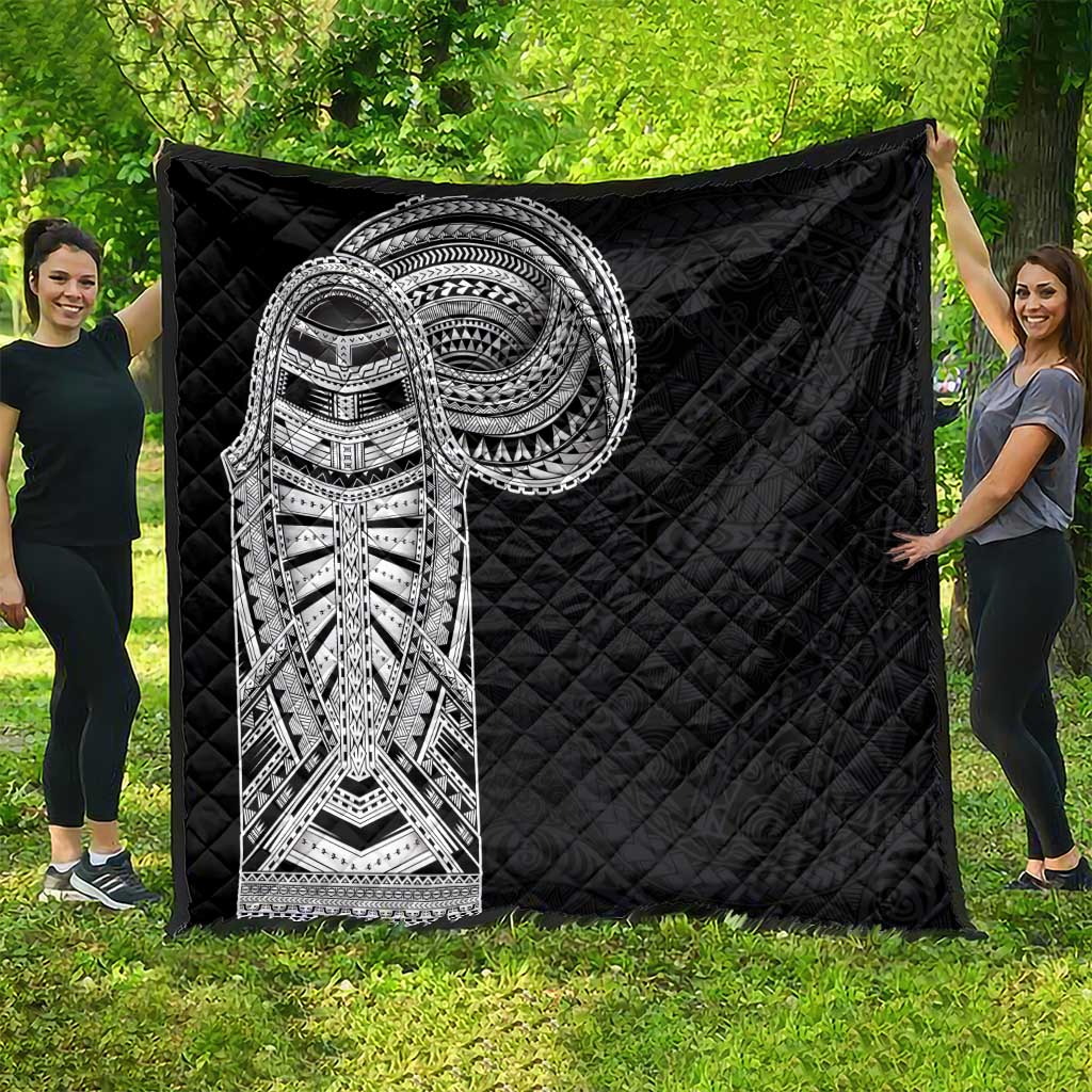 Samoan Art Tattoo Polynesian Pattern Quilt