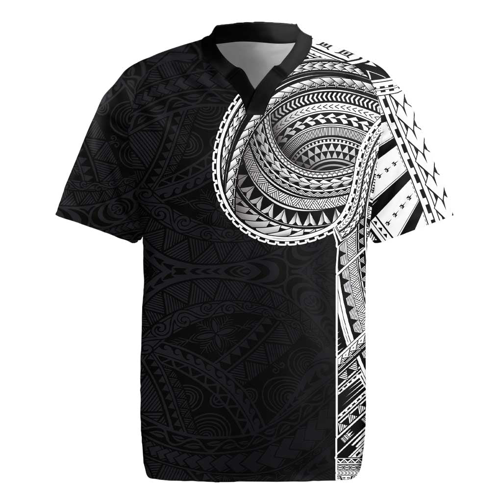 Samoan Art Tattoo Polynesian Pattern Rugby Jersey