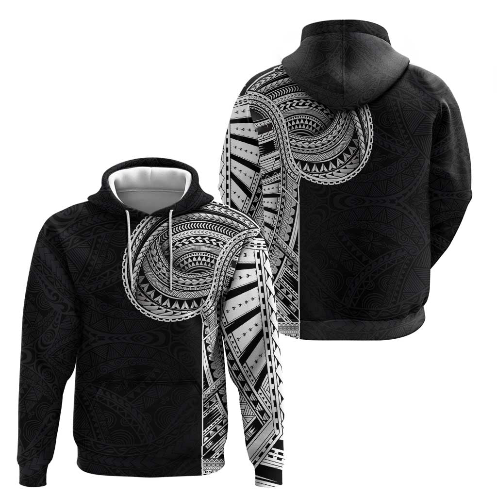 Samoan Art Tattoo Polynesian Pattern Zip Hoodie LT03 - Polynesian Pride