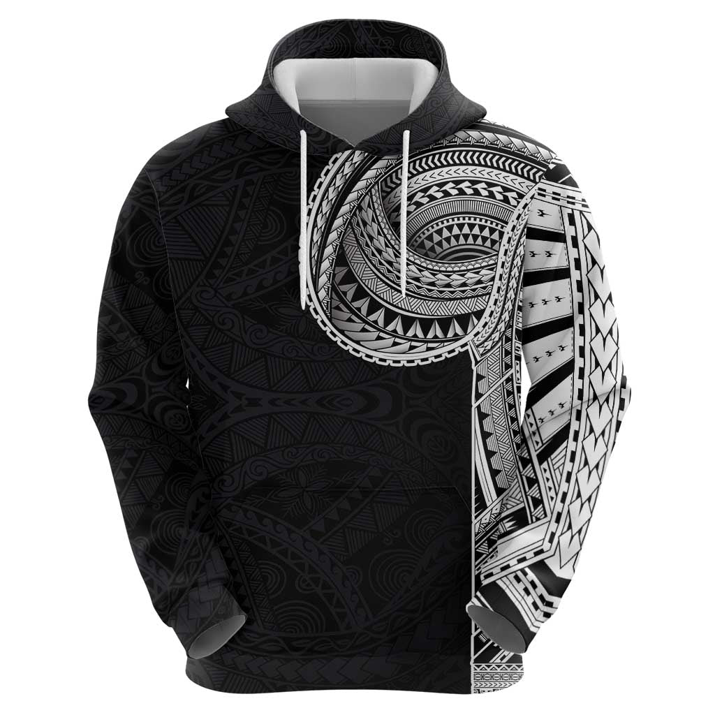 Samoan Art Tattoo Polynesian Pattern Zip Hoodie LT03 - Polynesian Pride