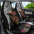 Samoan Warrior Art Tattoo Car Seat Cover Polynesian Pattern and Teuila