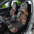 Samoan Warrior Art Tattoo Car Seat Cover Polynesian Pattern and Teuila