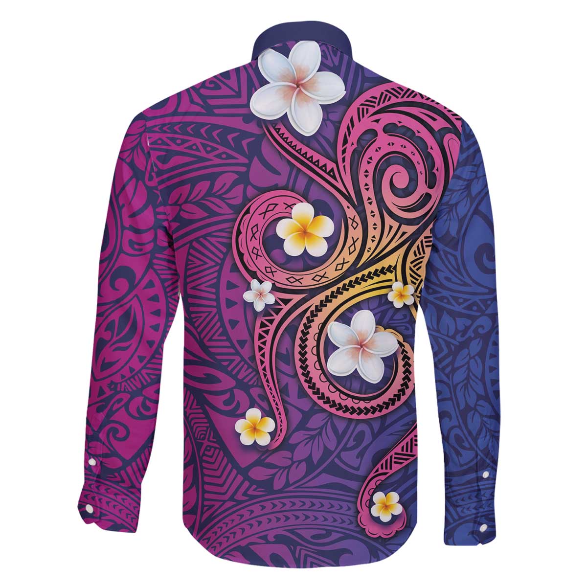 Hawaiian Octopus Tattoo and Frangipani Family Matching Puletasi and Hawaiian Shirt LT03 - Polynesian Pride